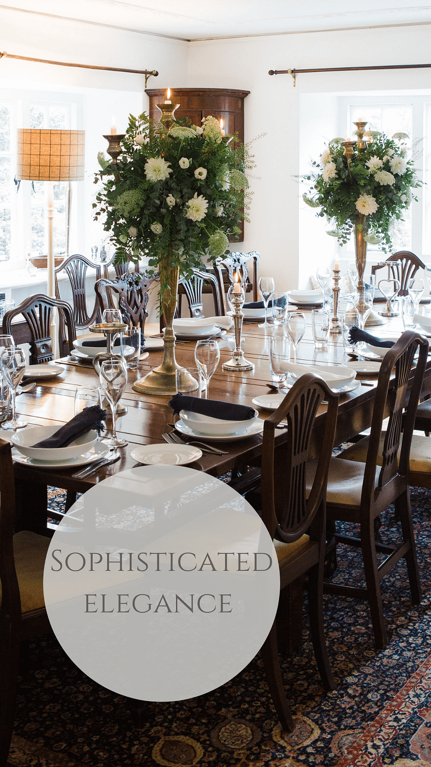 intimate wedding tables gloucestershire photographer dinner party