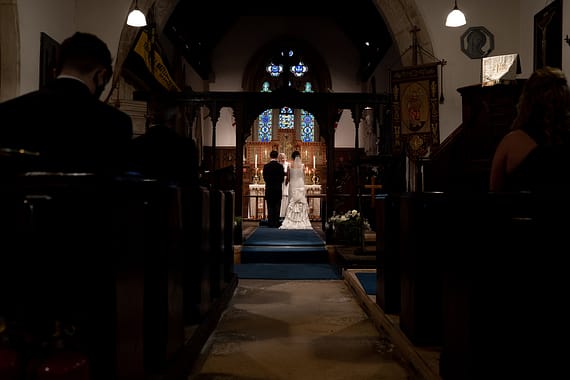 covid church ceremony micro wedding photographer gloucestershire