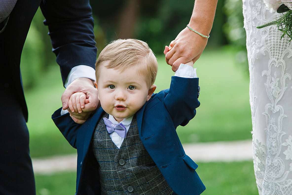 little boy smiling gloucester wedding photography