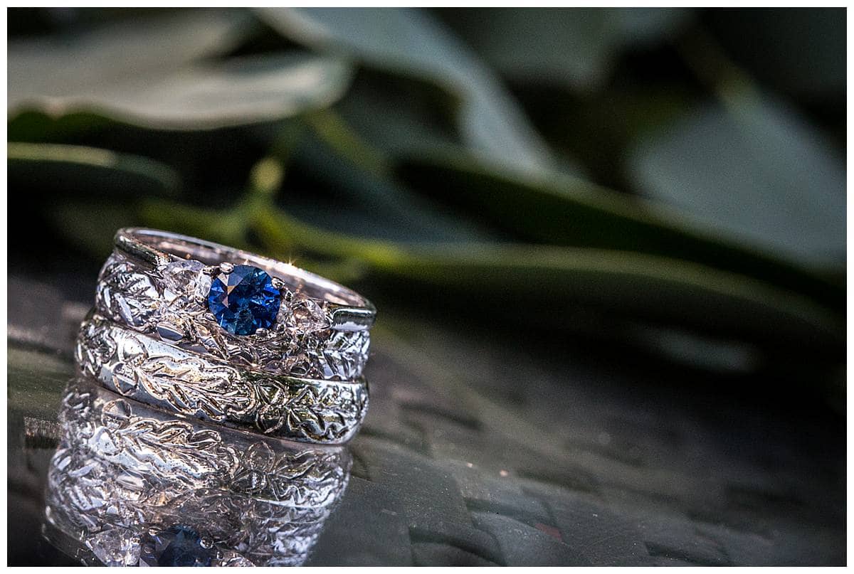 blue wedding ring gloucestershire wedding photography