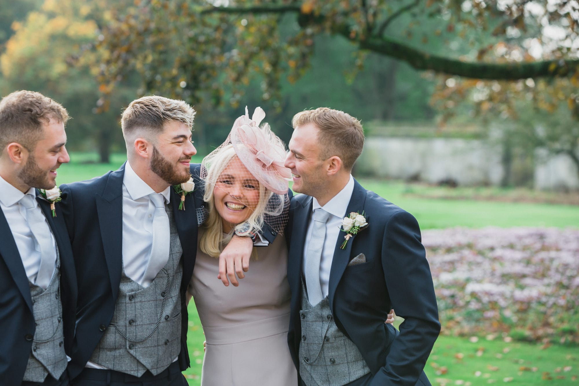 mother of the groom with sons Elmore Court wedding
