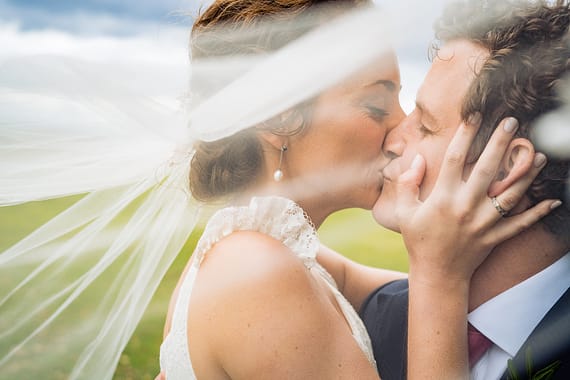 couple kiss 1 micro wedding photographer gloucestershire